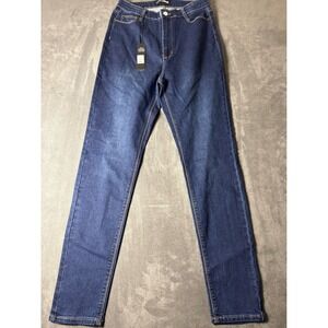 Fashion Nova No Good For Each Other Skinny Jeans Dark Denim Size 13 UJ527
